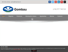 Tablet Screenshot of fgombau.com